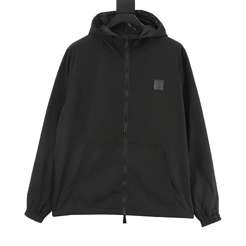 Louis Vuitton Logo Patch Monogram Jacquard Reversible Shell Jacket