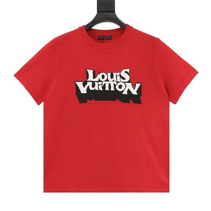 Louis Vuitton Letter Ghost Jacquard Knit T-Shirt