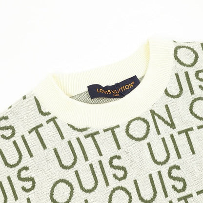 Louis Vuitton SS26 Allover LV Lettering Jacquard Knit T-Shirt