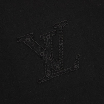 Louis Vuitton SS26 Tonal Monogram Arch Logo 3D Embroidered T-Shirt