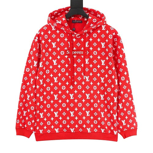Louis Vuitton x Supreme Monogram Box Logo Hoodie